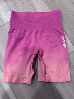 Gymshark Pink Ombre High-Waist Bike Shorts